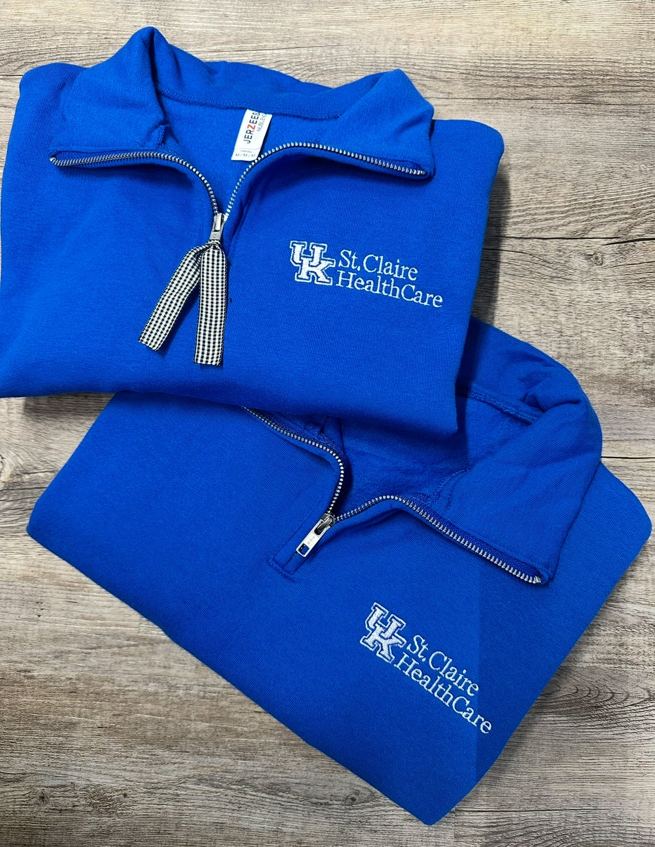 UK St. Claire Healthcare Quarter Zip- LOGO ONLY