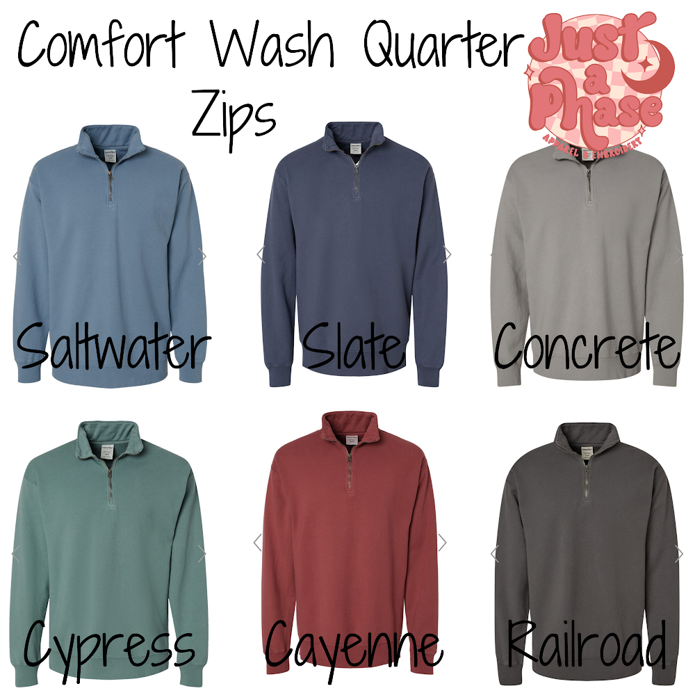 Monogram Quarter Zip