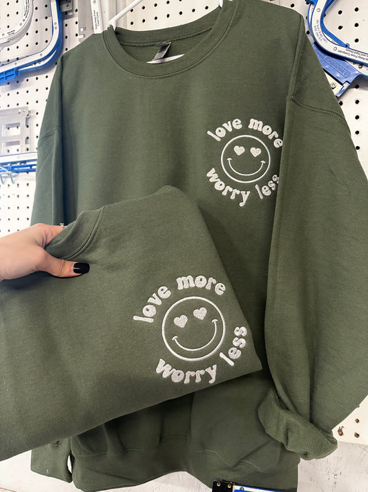 Love More, Worry Less Crewneck