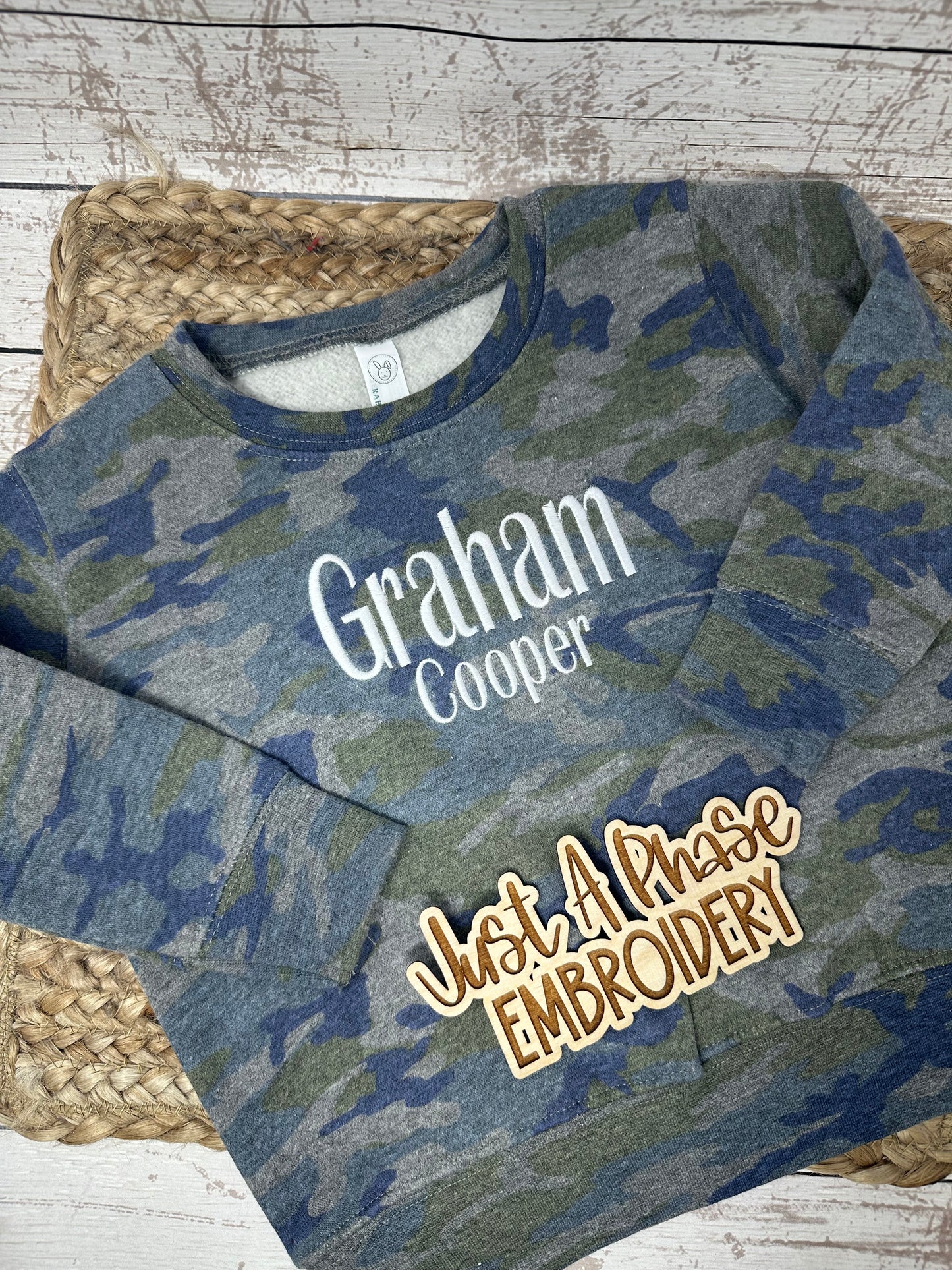 Toddler Camo Crewneck