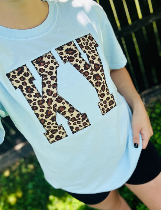 KY Cheetah Applique Tee